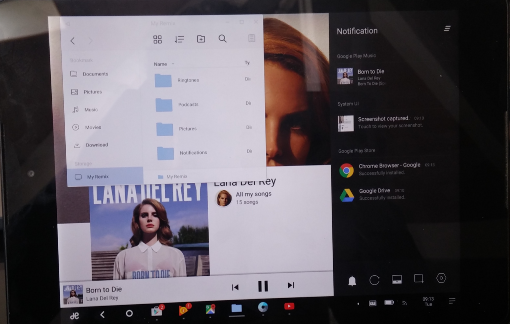 remix OS multi tâches